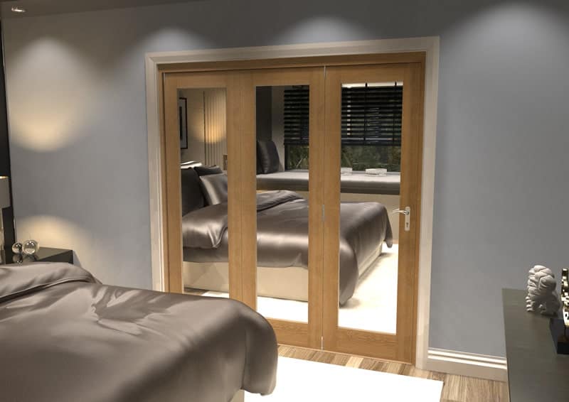 Repute Mirrored Oak