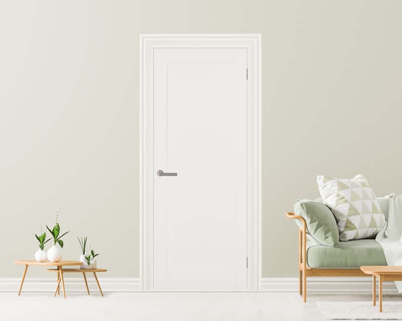 White Primed 1 Panel Internal Door