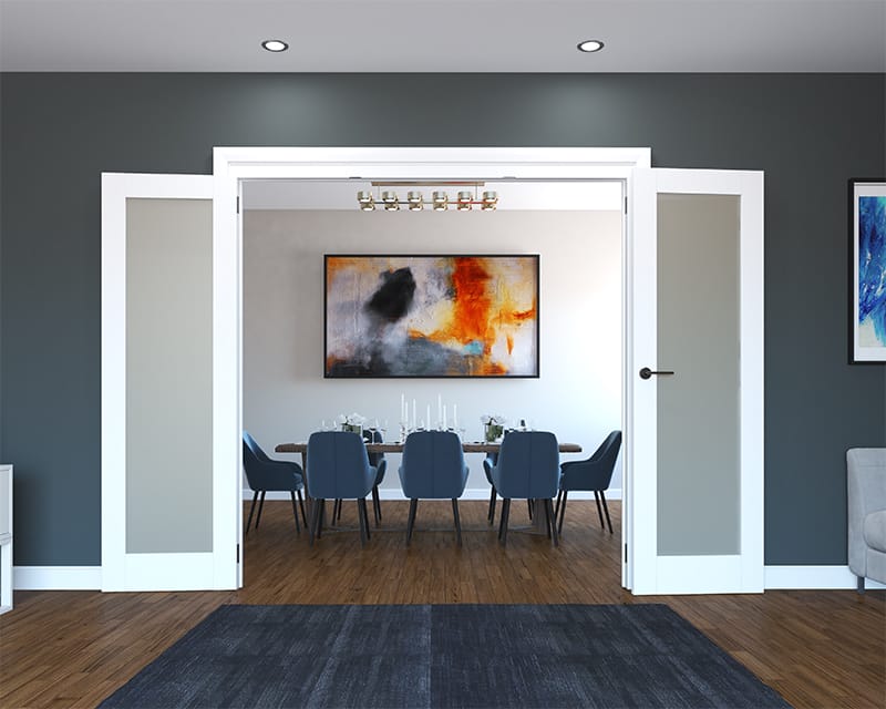 Calibre White Primed Frosted