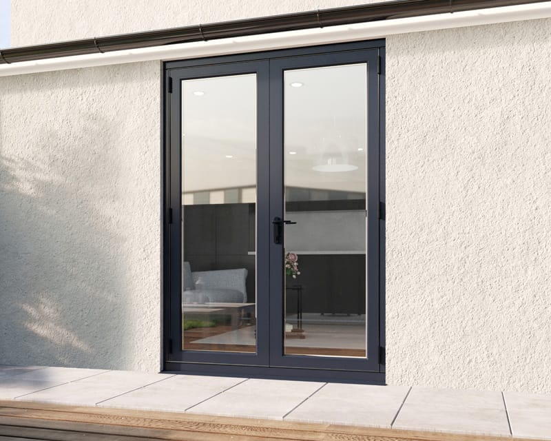 1500mm Revere Grey French - Closed