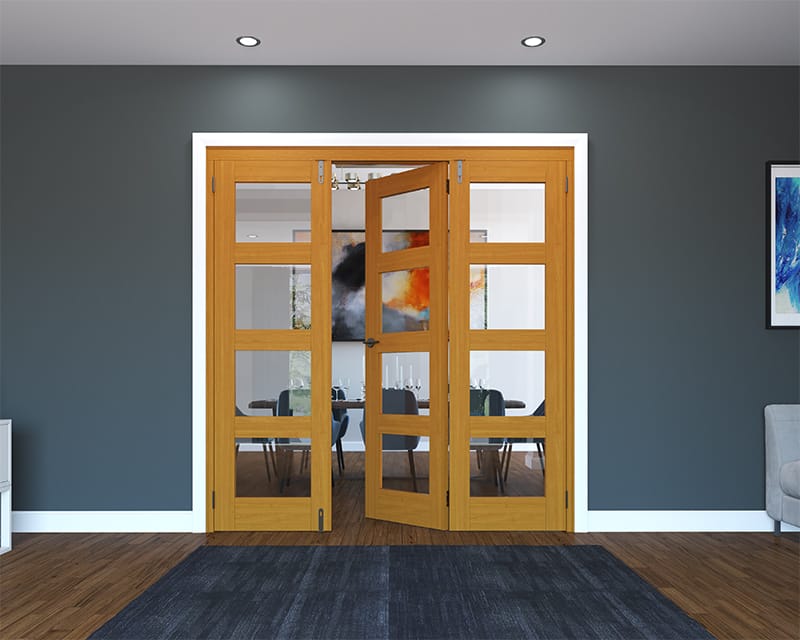 Calibre Fully Finished Oak 4 Light 1682mm