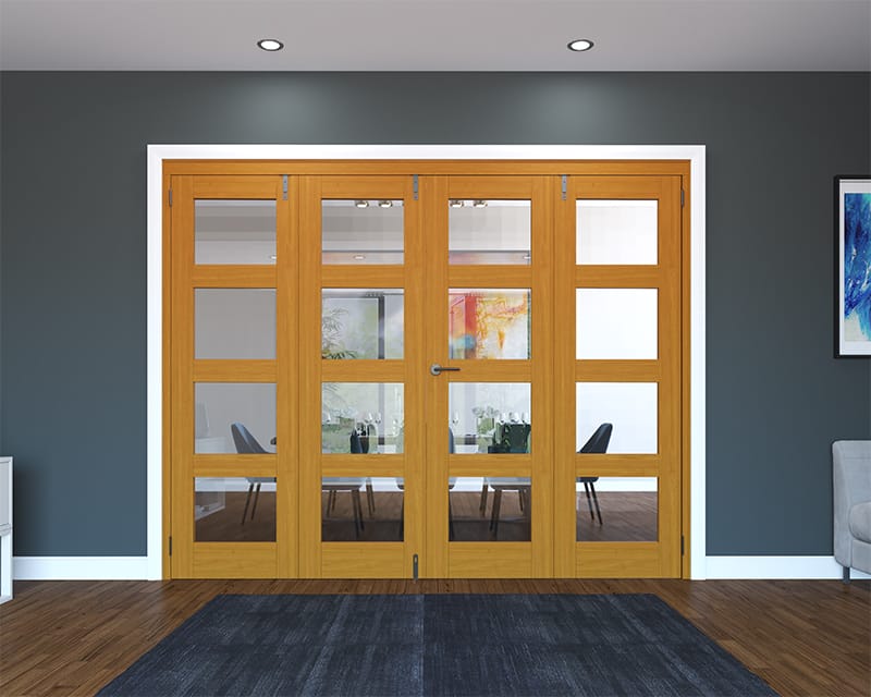 Calibre Fully Finished Oak 4 Light 2216mm