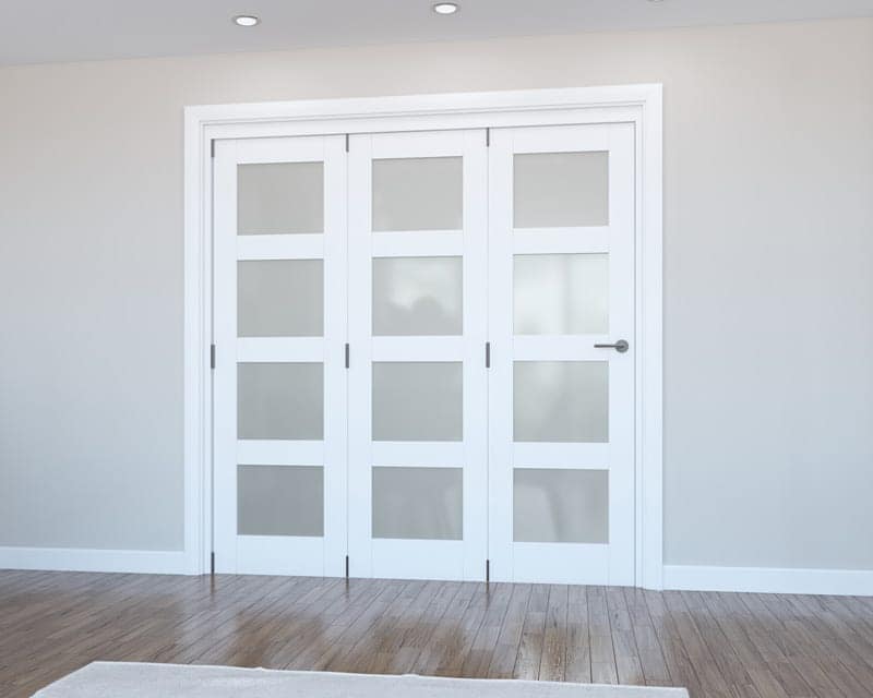 Vision White Primed 4 Light Frosted 1673mm