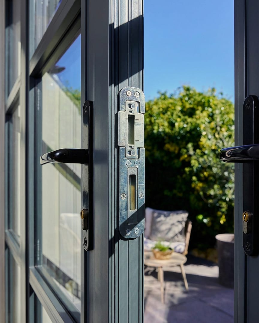 Grey Heritage French Doors 2000mm