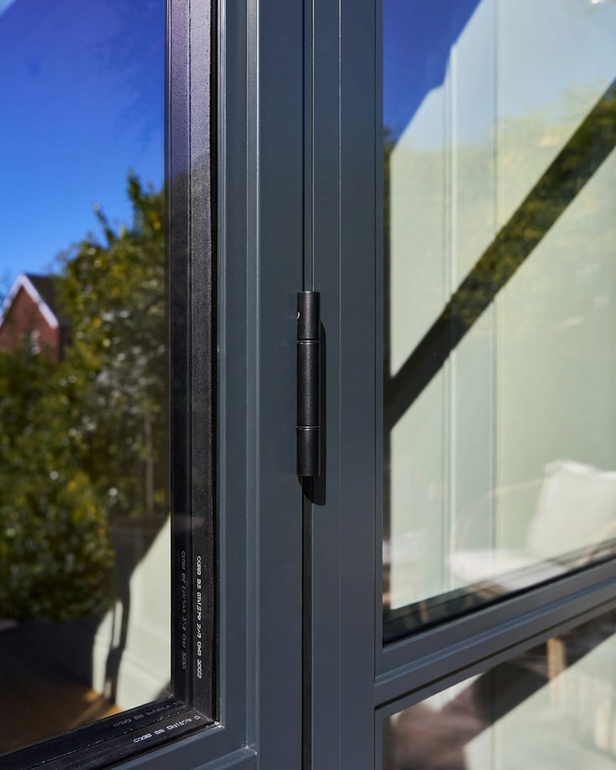 Grey Heritage French Doors 2400mm