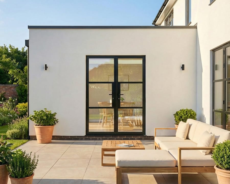 Black Heritage French Doors 1500mm