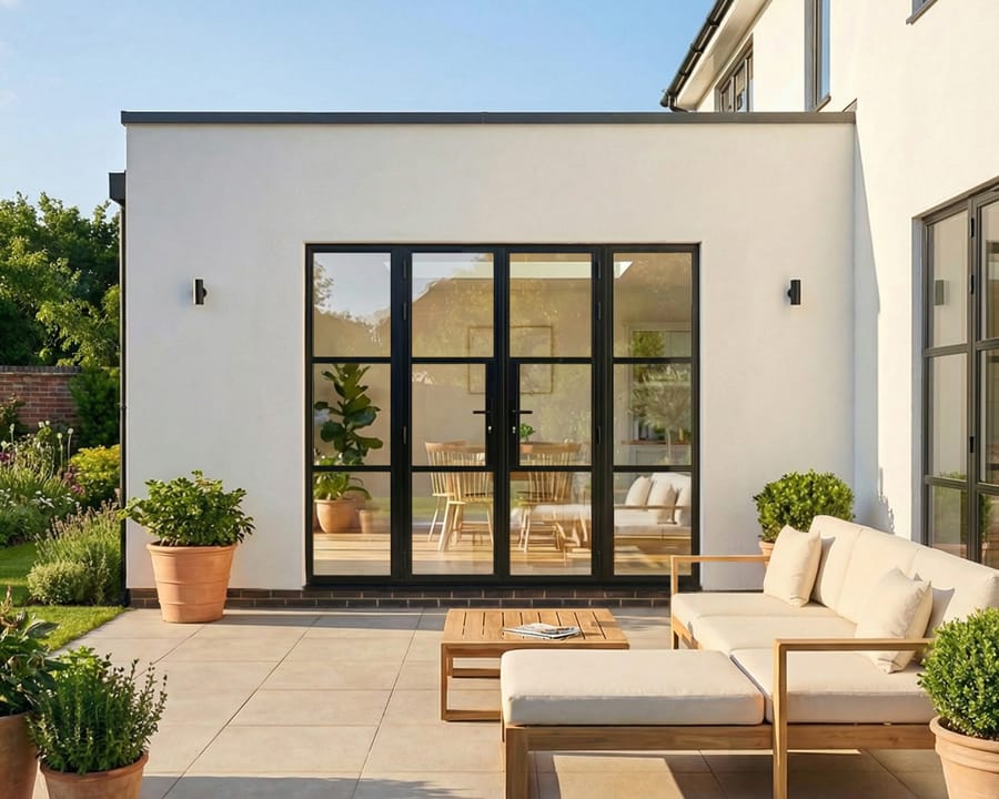 Black Heritage French Doors 2400mm