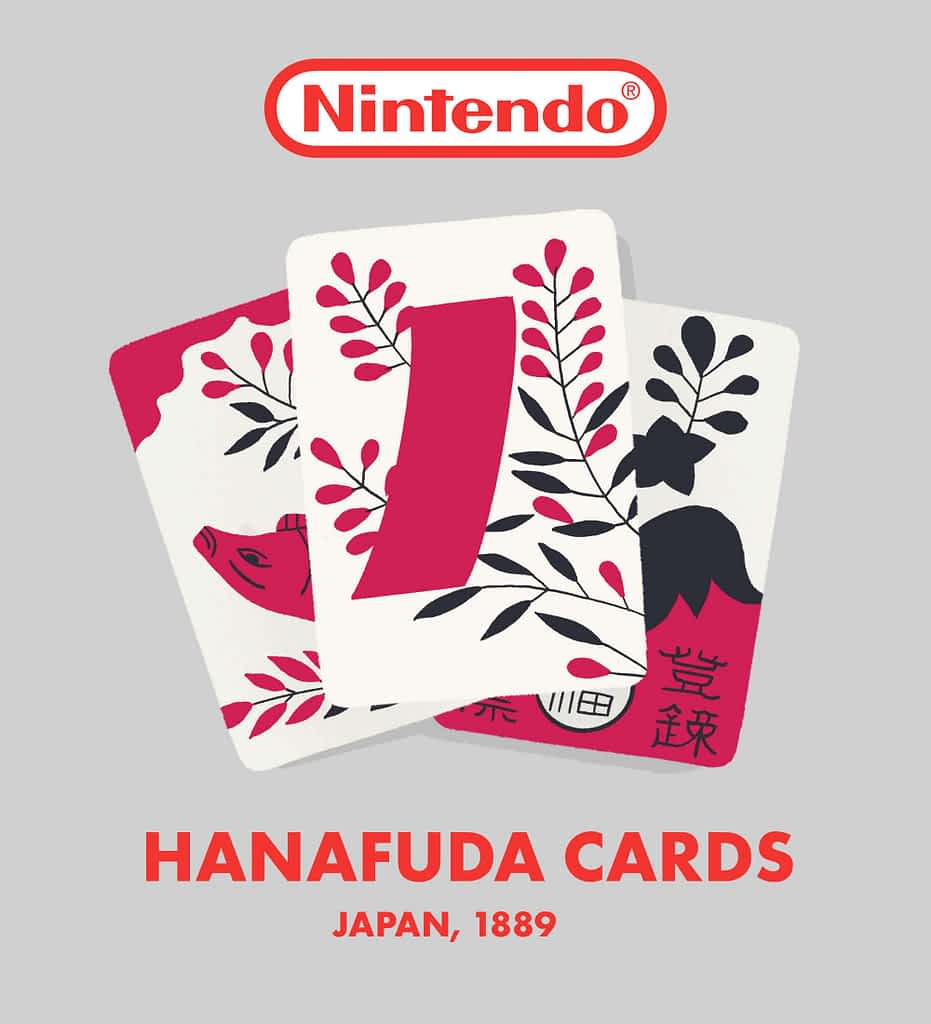 Nintendo Hanafuda Cards Illustration