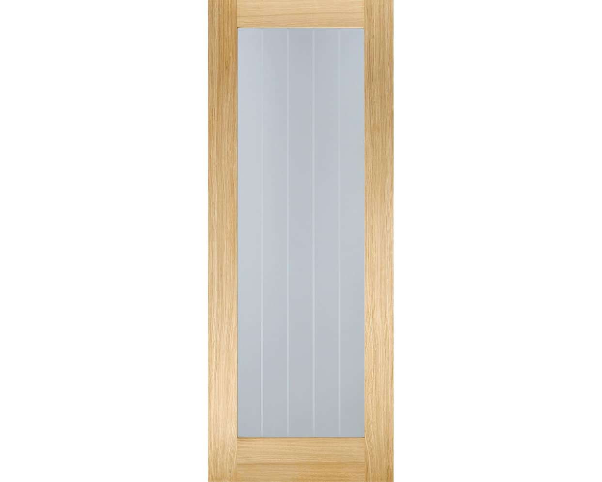 Mexicano Unfinished Oak Pattern 10 Glazed Door