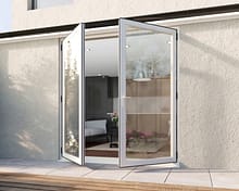 2000mm Revere White French - Open
