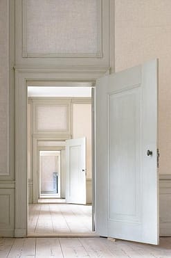 White open internal doors one after the other