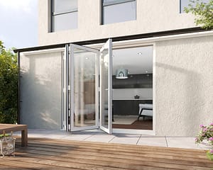 White Bifold Doors