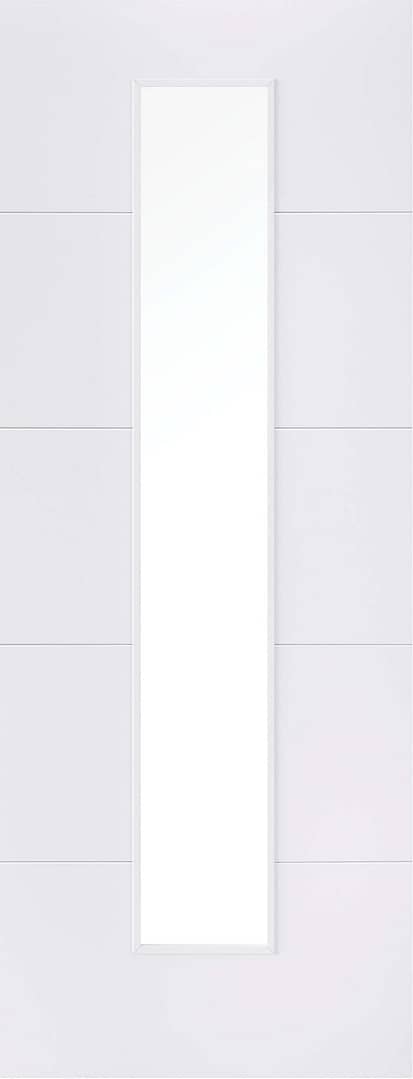 White Primed Santandor Glazed 1 Light Door
