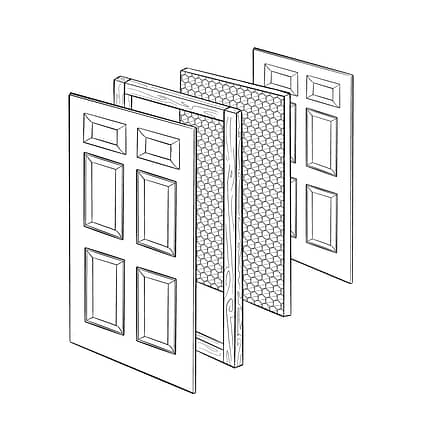 an image of a hollowcore door.