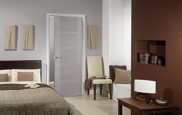 Light Grey Vancouver 5 Panel Door