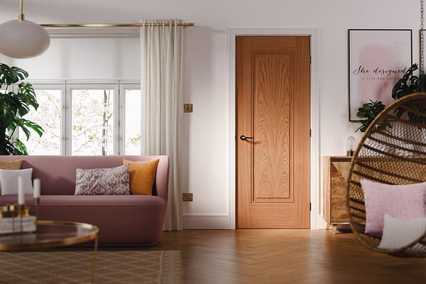 Oak Eindhoven 1 Panel Door