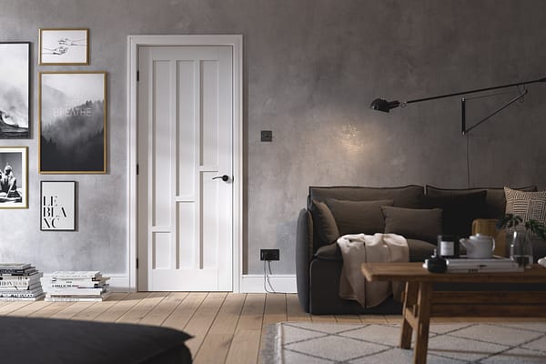 White Coventry 3 Panel Door