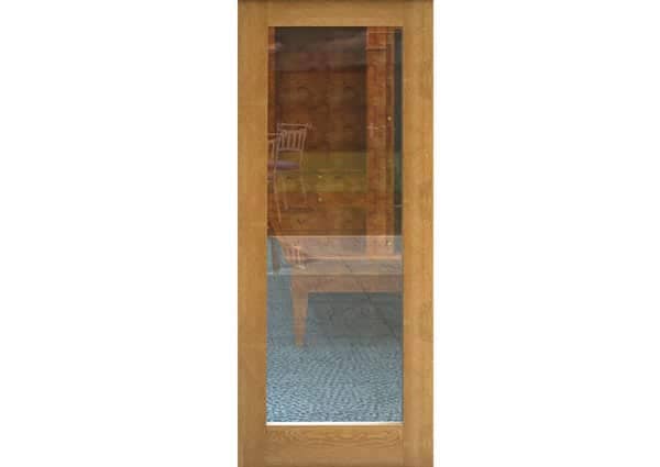 Prefinished Oak Glazed Shaker 1 Light Door