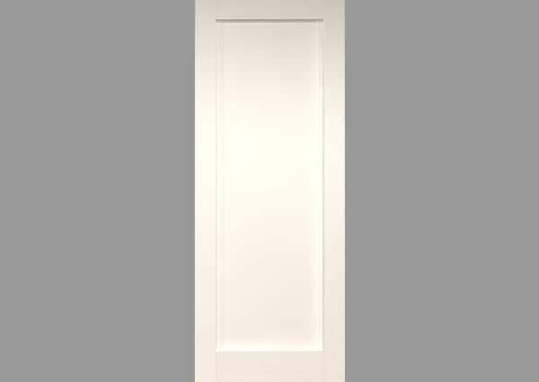 Shaker 1 Panel White Primed Door
