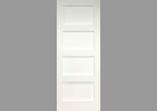 Shaker 4 Panel White Primed Door