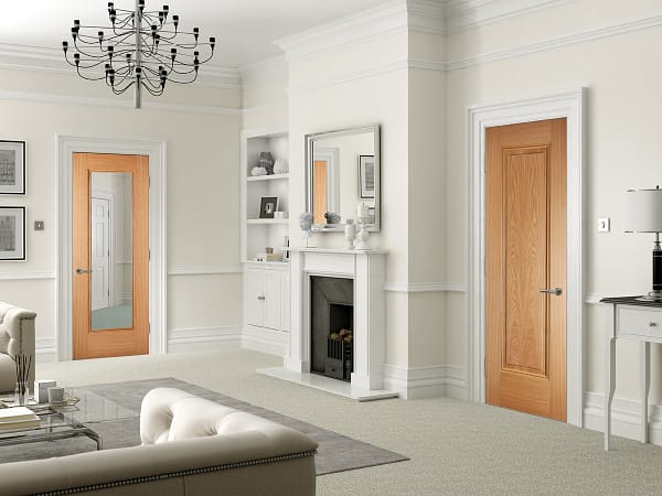 Oak Eindhoven Glazed 1 Light Door