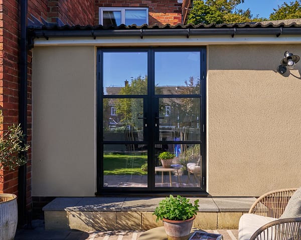 Black Heritage French Doors 1500mm
