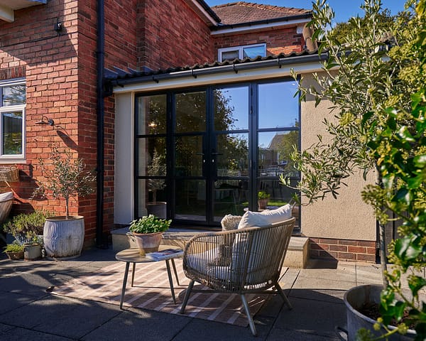 Black Heritage French Doors 3000mm