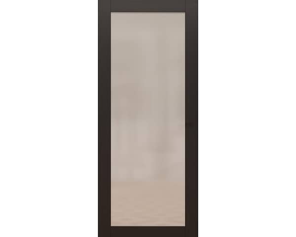 Heritage 1 Light Frosted Black Door