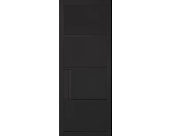 Chelsea Black 4 Panel Door