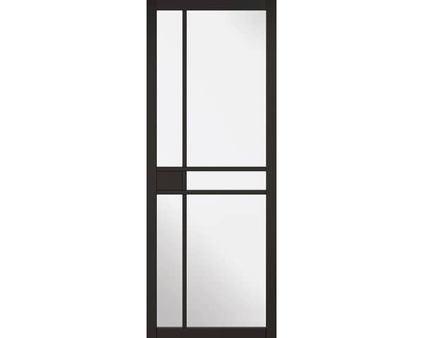 Greenwich Black Glazed Door