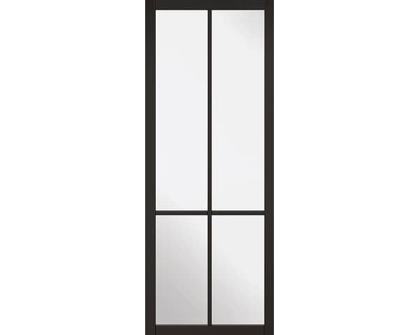 Liberty Black Glazed Door