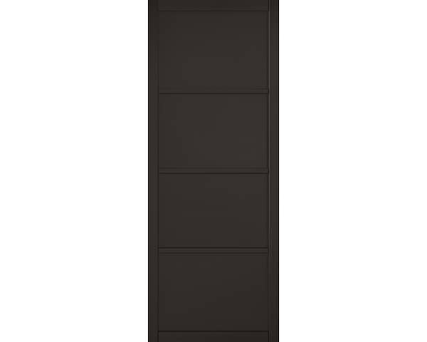 Soho Black 4 Panel Door