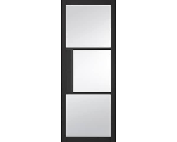Tribeca Black Glazed Door