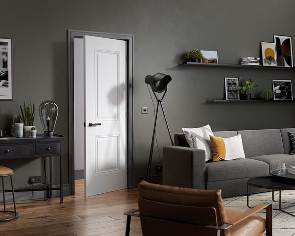 Arnhem White 2 Panel Door
