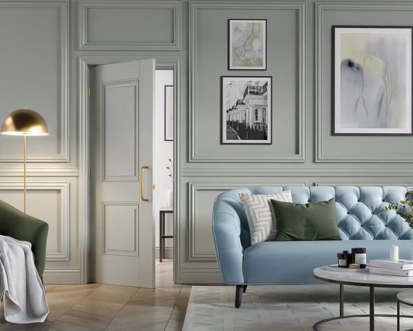 Arnhem White 2 Panel Door