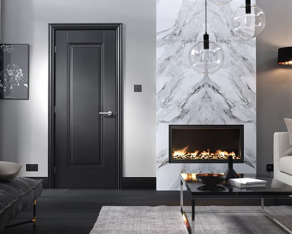 Eindhoven Black 1 Panel Door