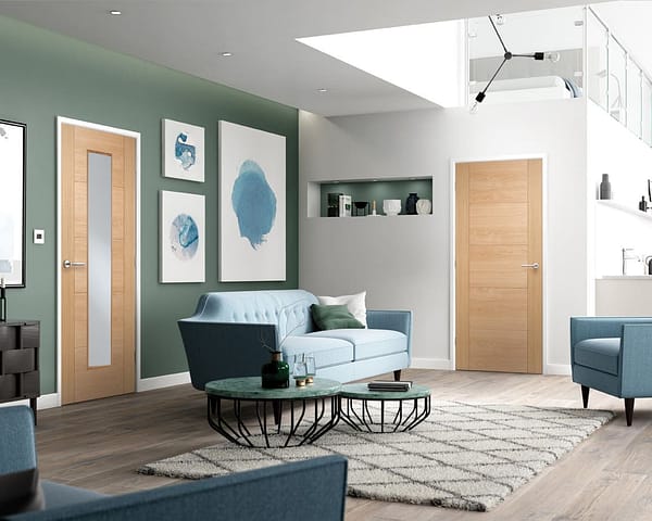 Vancouver Prefinished Oak 5 Panel Door