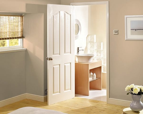 Mayfair 4 Panel Moulded White Door
