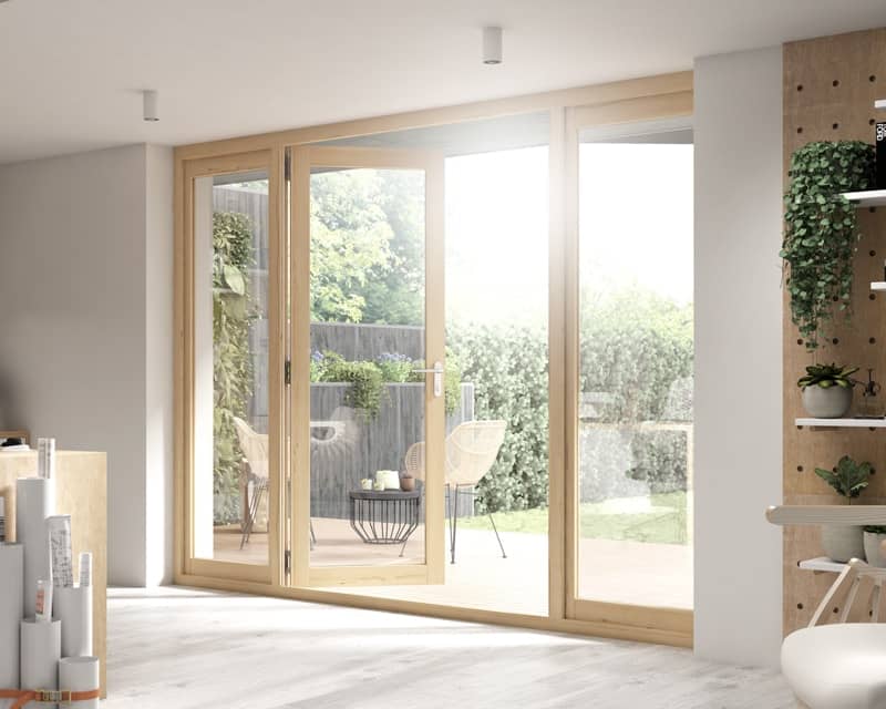 2700mm Horizon Unfinished French Doors - Internal Shot