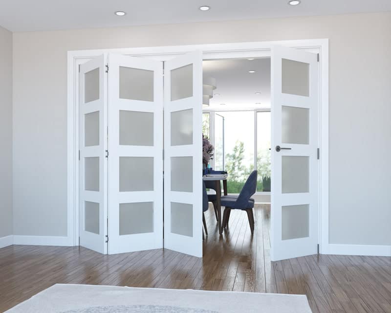 Vision White Primed 4 Light Frosted 1673mm Vision White Primed 4 Light Frosted 1673mm