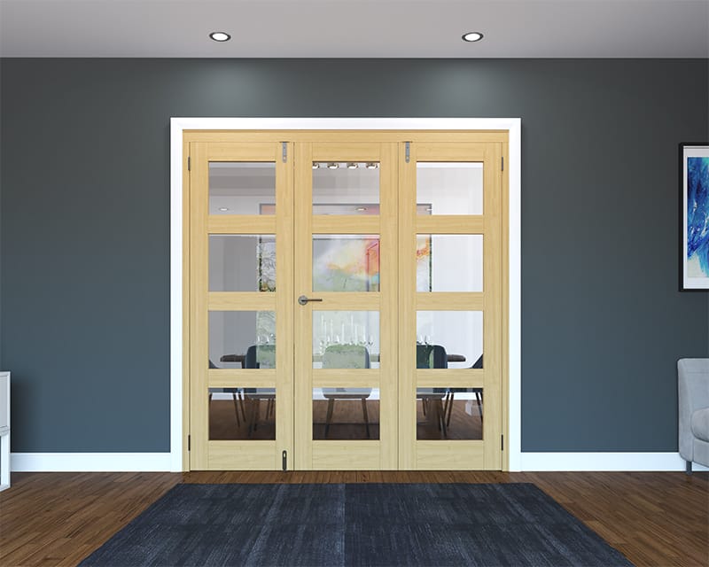 Calibre Unfinished Oak 4 Light 1682mm Calibre Unfinished Oak 4 Light 1682mm