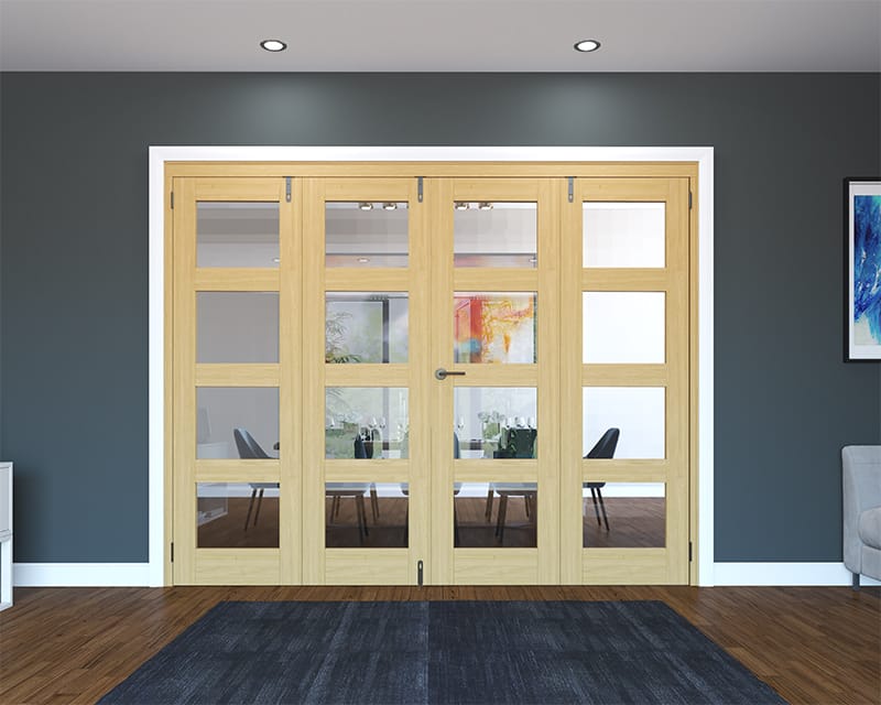 Calibre Unfinished Oak 4 Light 2216mm Calibre Unfinished Oak 4 Light 2216mm