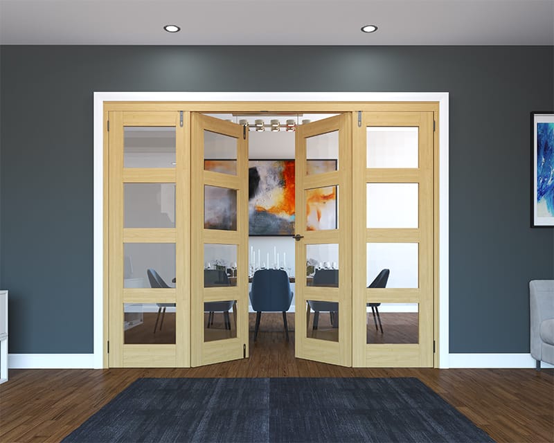 Calibre Unfinished Oak 4 Light 2216mm Calibre Unfinished Oak 4 Light 2216mm