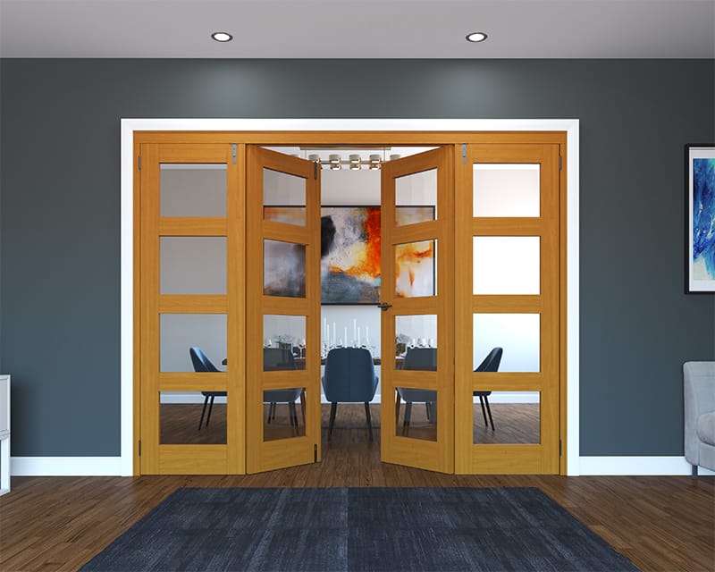 Calibre Fully Finished Oak 4 Light 2216mm