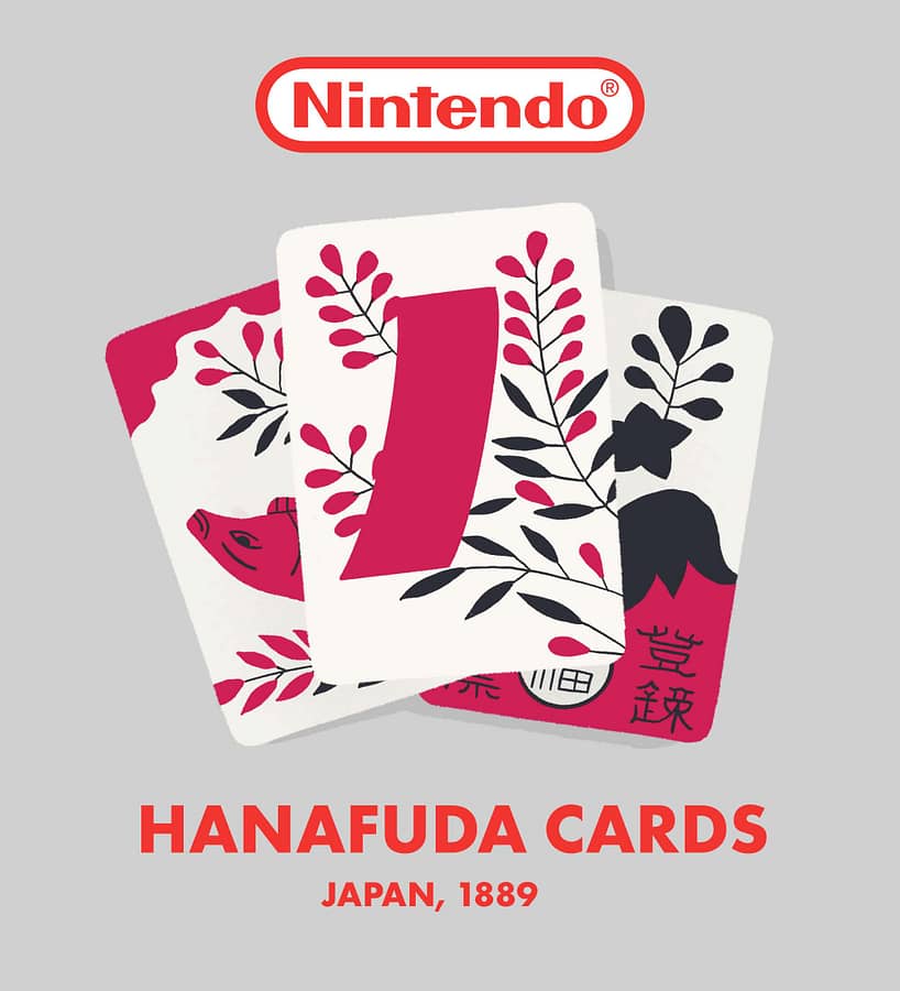 Nintendo Hanafuda Cards Illustration