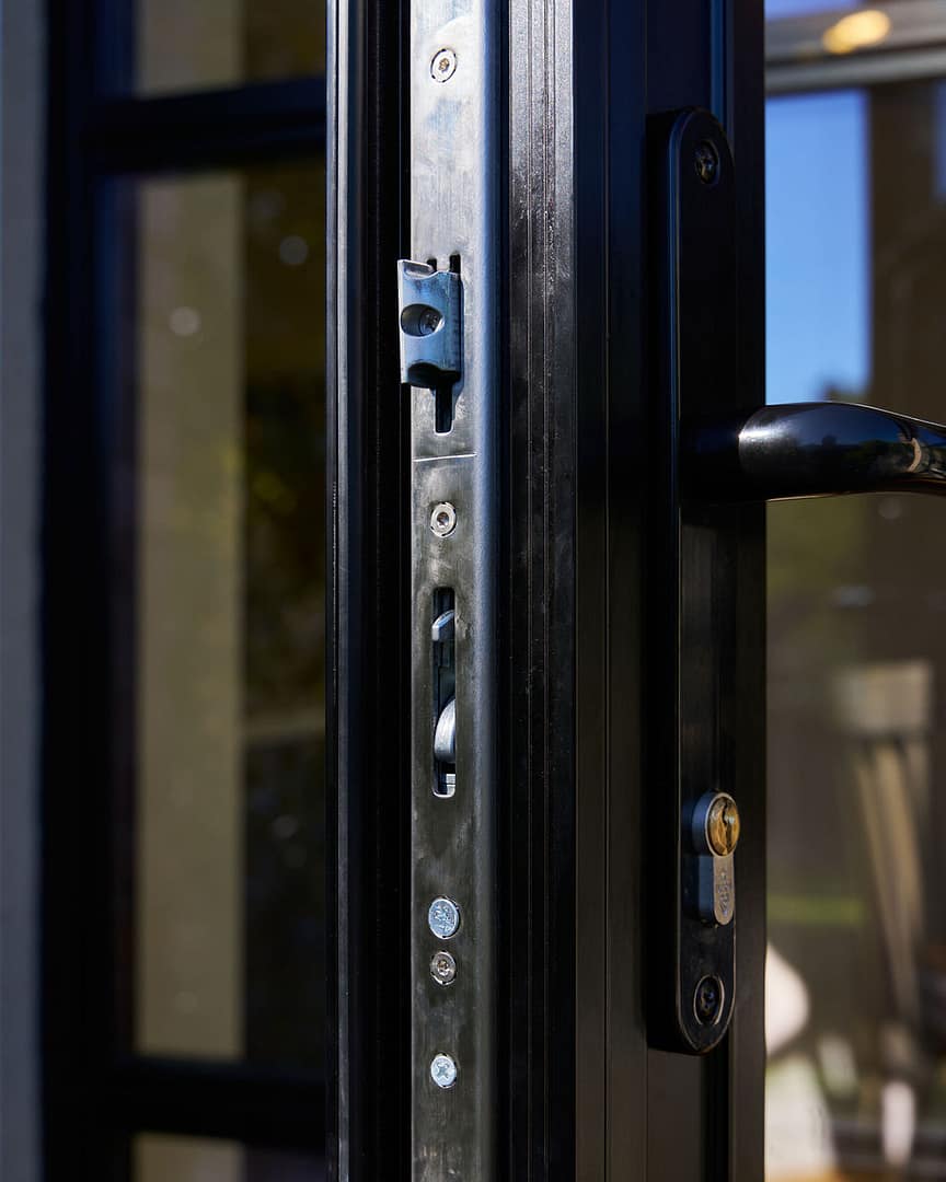 Black Heritage French Doors 2000mm