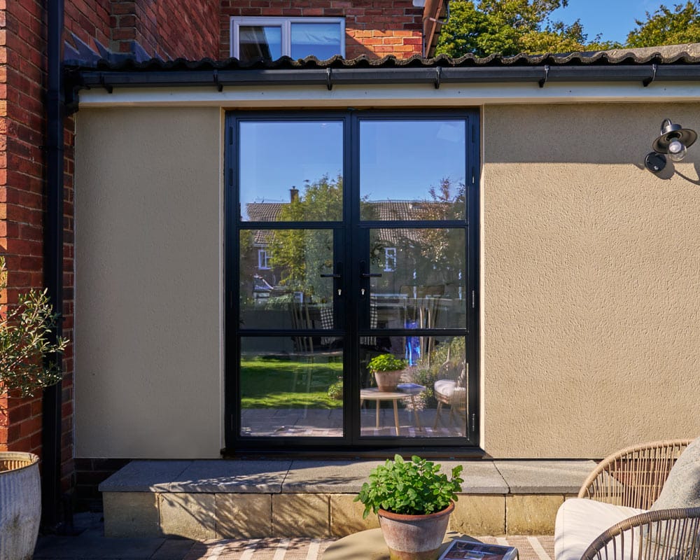 1.5m Black Heritage French Doors