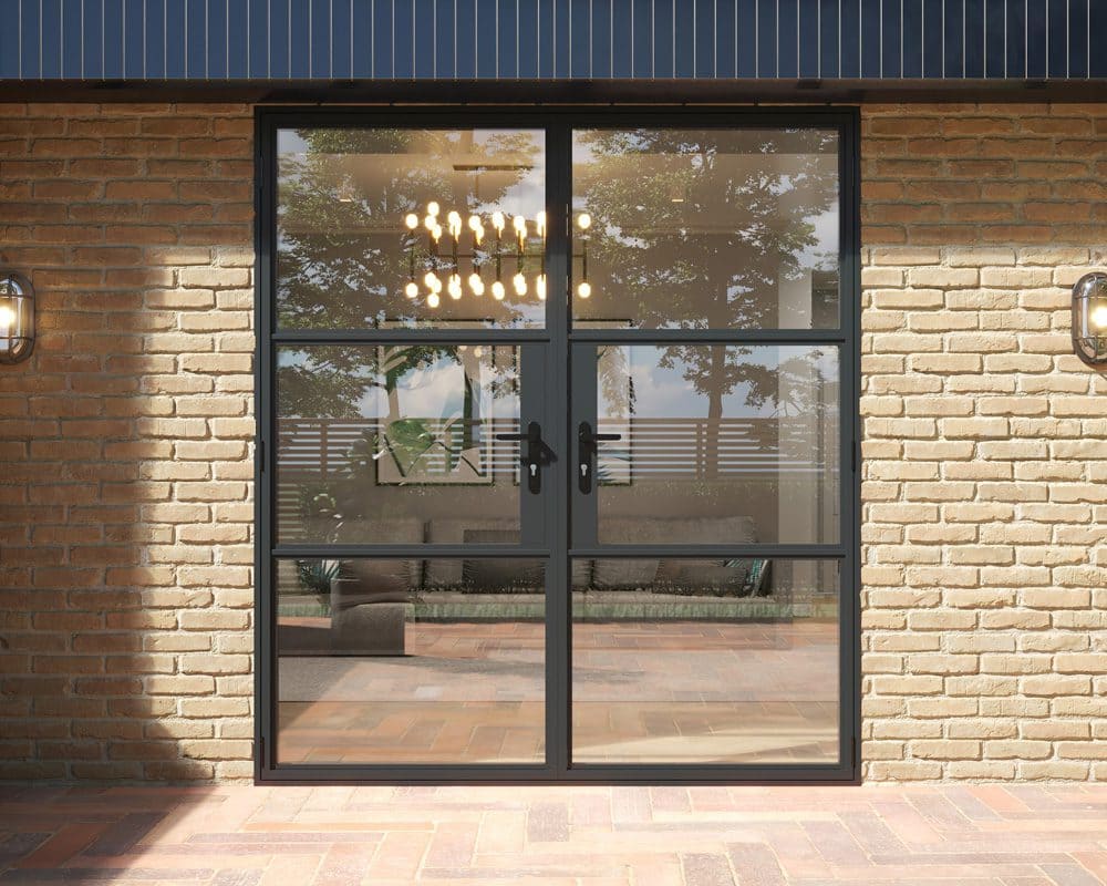 Grey Heritage French Doors 2000mm Grey Heritage French Doors 2000mm