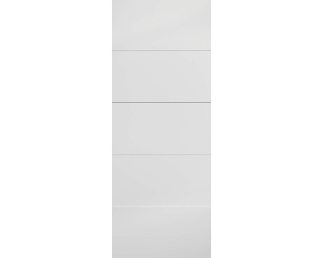 Horizontal Four Line Moulded White Door Horizontal Four Line Moulded White Door