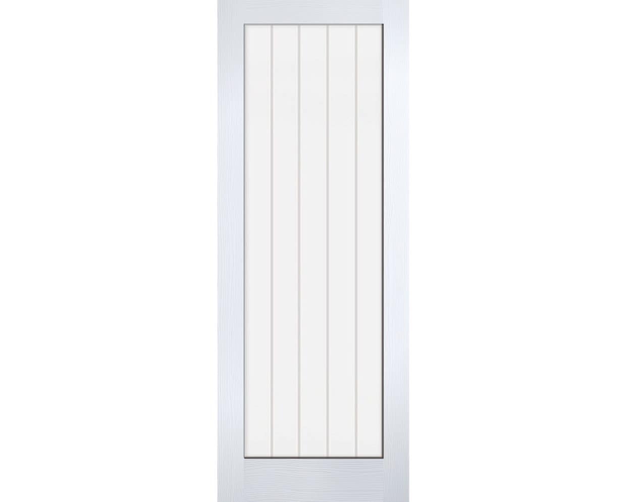 Textured Moulded White Vertical Glazed 1 Light Door Textured Moulded White Vertical Glazed 1 Light Door